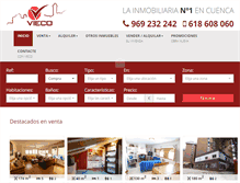 Tablet Screenshot of inmobiliariavieco.com